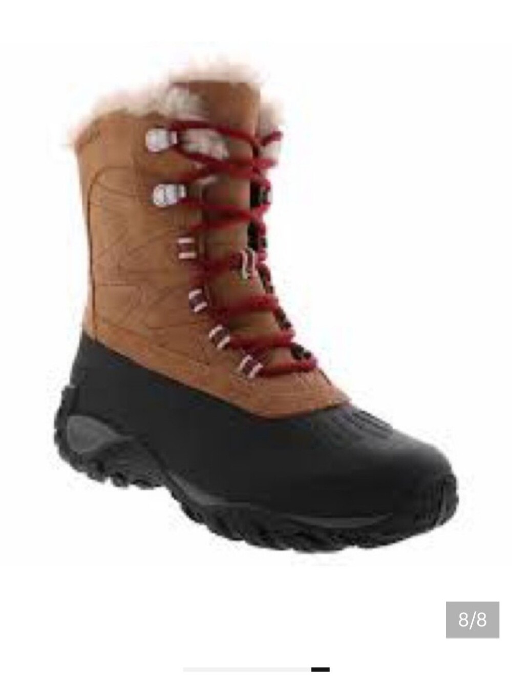 Women's Tabacco Merrell Winter Snow Boots Size 5.5